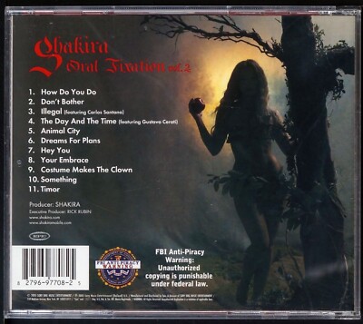 Shakira - Oral Fixation - CD [72036] US | eBay