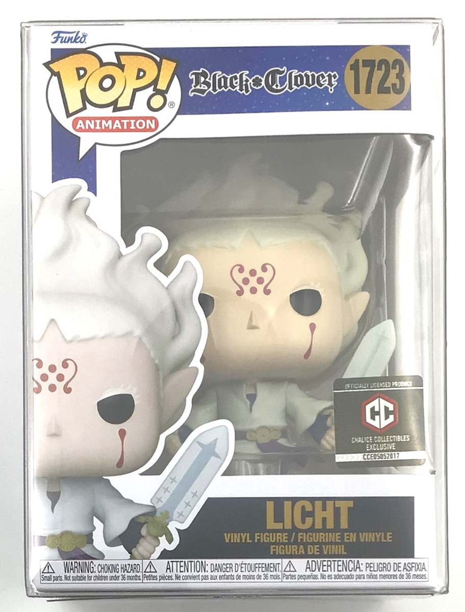 Funko Pop! Black Clover Chalice Exclusive Licht #1723 with Funko Pop! Black Clover Chalice Exclusive Licht #1723 with