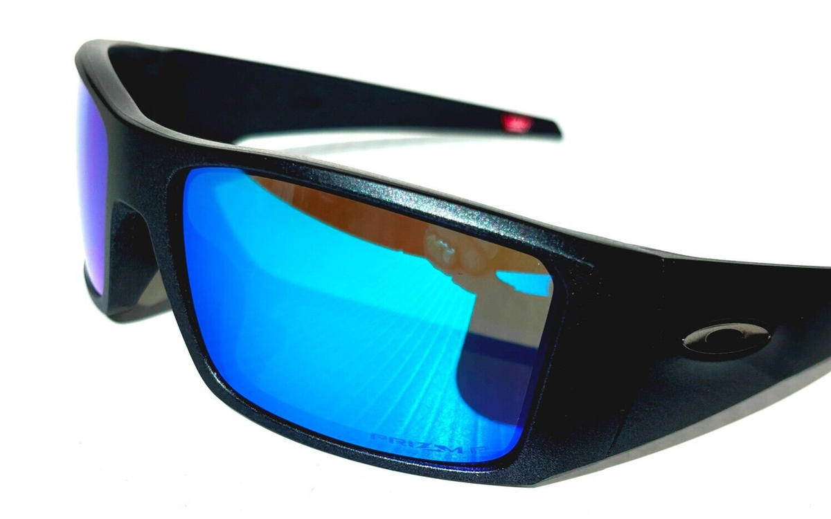 NEW Oakley HELIOSTAT Blue Steel POLARIZED PRIZM Sapphire Lens 