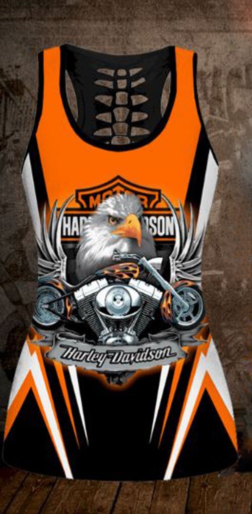 Hollow Tanktop or Legging for Fan /HarleyDavidson-For Women