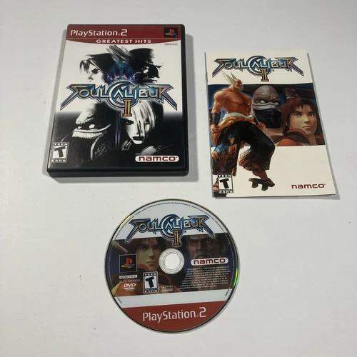 Soul Calibur II 2 (Sony PlayStation 2, PS2) Complete W/ Registration Card
