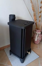 STUFA A LEGNA A FIAMMA INVERSA HAWAII HG500