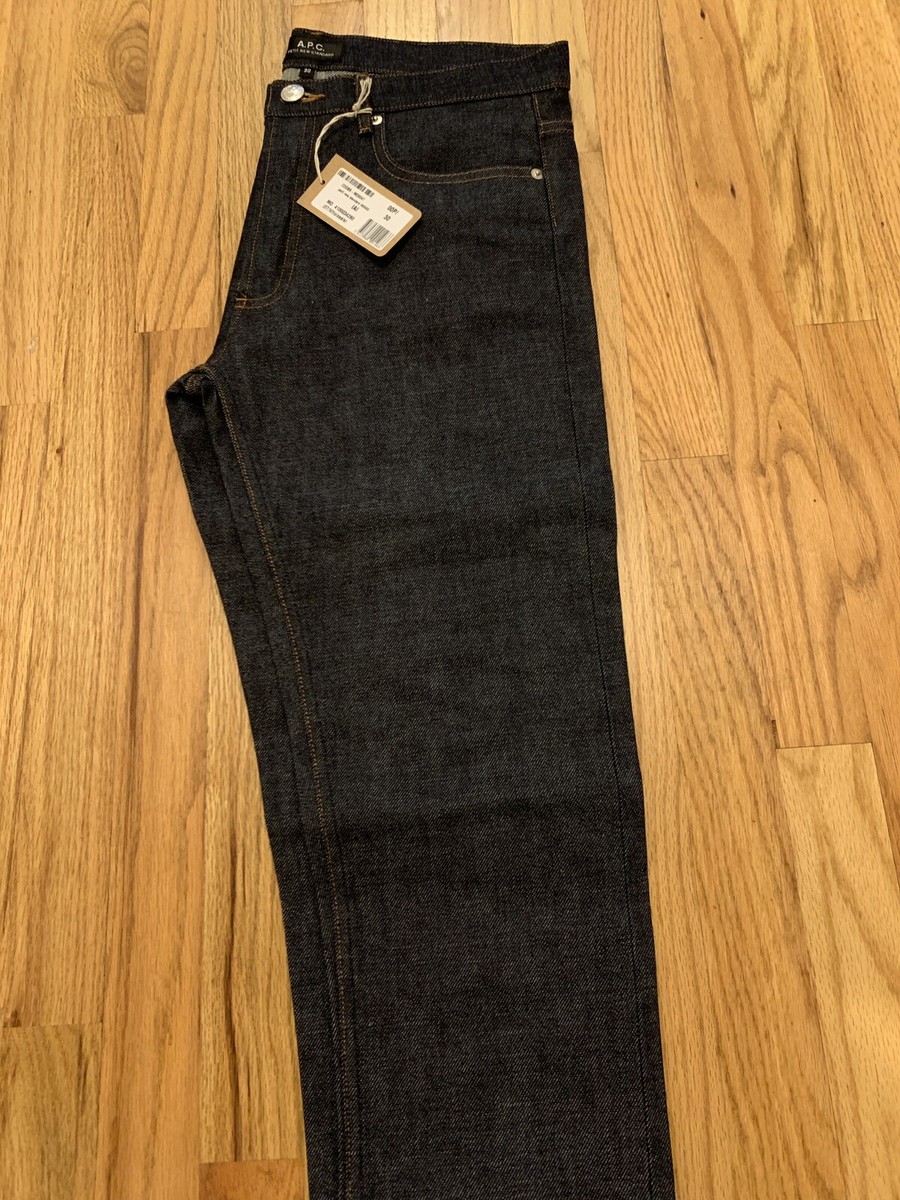 APC Petit Standard 30 Jeans Indigo Selvedge Dark Wash 32x30