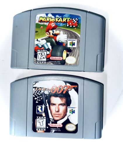 Consola Nintendo 64 N64 con 2 mandos + Mario Kart 64 y GoldenEye 007 | CAJA ORIGINAL - Imagen 7 de 20