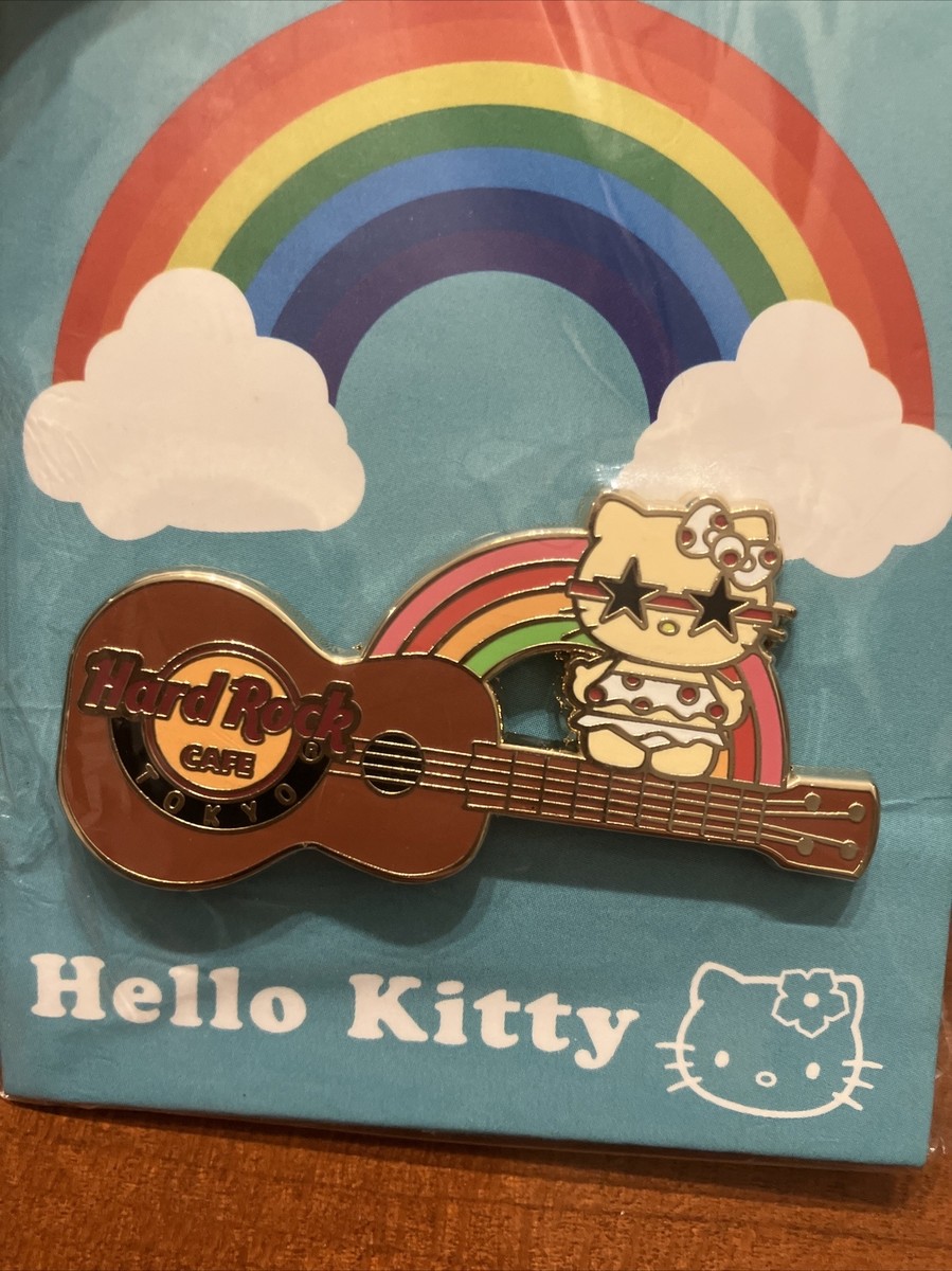 ハードロックカフェ Rainbow Guitar Pin Tokyo ピン Hard Rock cafe Japan Hello Kitty pin 2023 Tokyo Guitar Rainbow | eBay