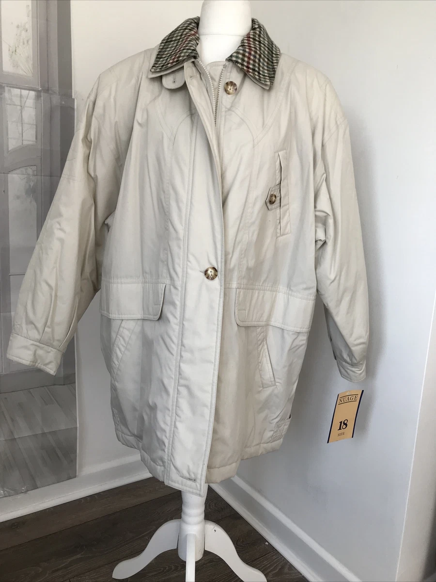 Nuage Rainwear Vintage Jacket Coat Size 18 eBay