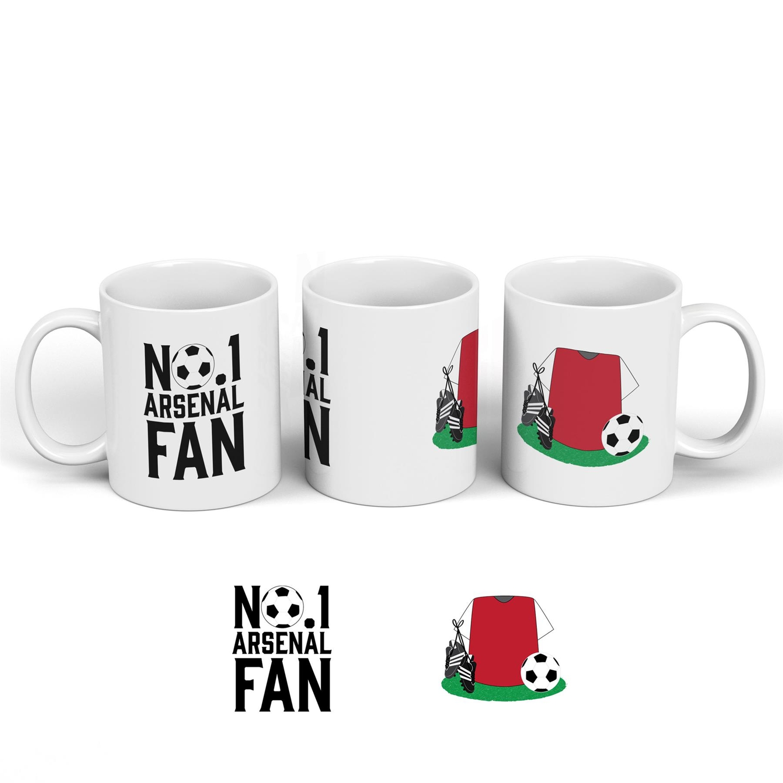 Arsenal Football Team Number One Fan On Ceramic Classic Mug
