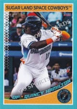 2023 Sugar Land Space Cowboys Quincy Hamilton RC Rookie Astros Minor League