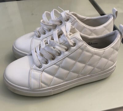 Bamboo Story Women's Shoes Athleisure Sneakers White Quilted