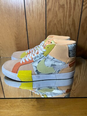 Nike SB Zoom Blazer Mid Premium Paisley Melon Tint Men s Shoe DM0859-800 s 11
