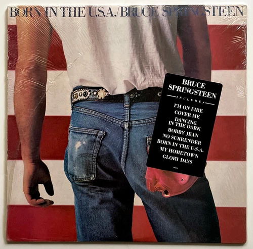 Vtg 1984 BRUCE SPRINGSTEEN Album BORN IN THE USA Lp 1ST PRESS Vinyl OG NEAR MINT