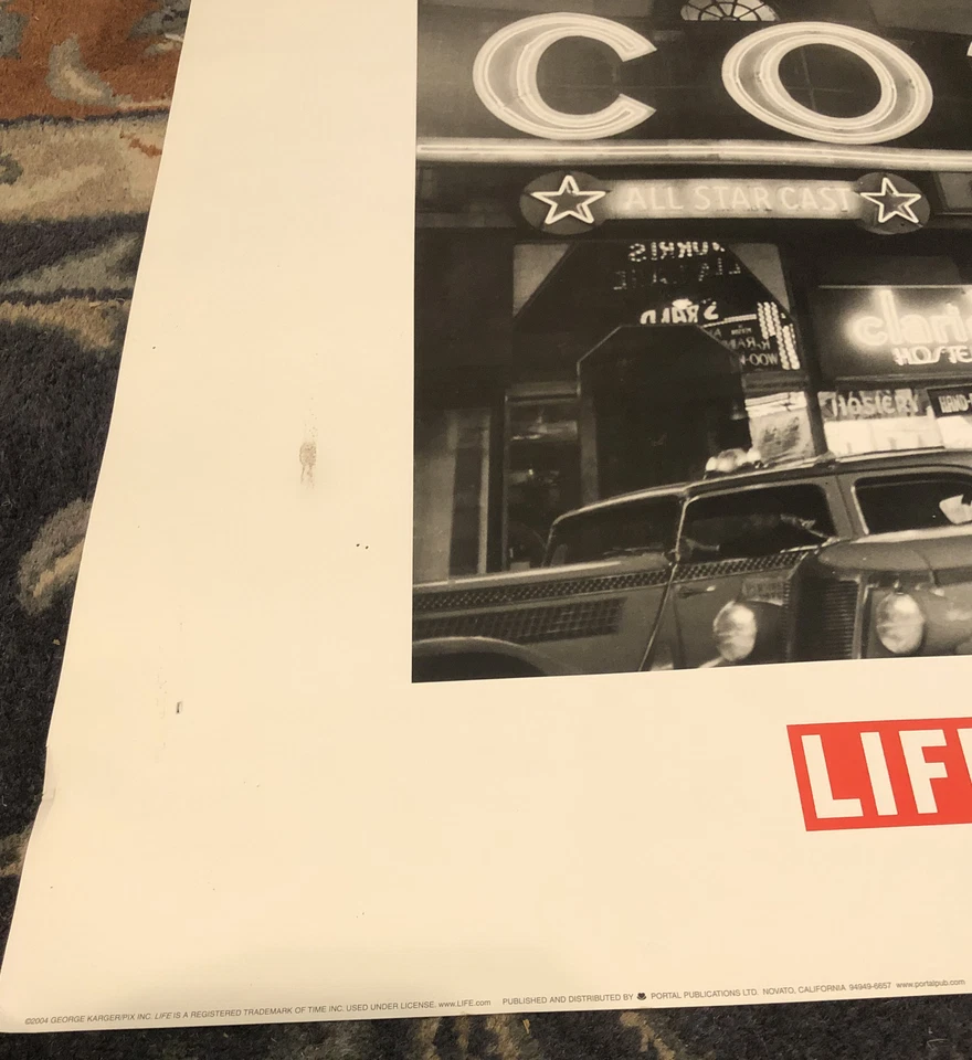 Life Magazine Cotton Club With Louis Armstrong Quote Poster 23.5 x 35.5 - Image 3 of 4