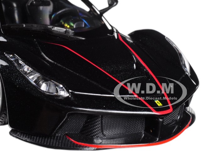 Ferrari Aperta 2016 Bburago - Noire | Échelle 1/24 | Métal | Collection