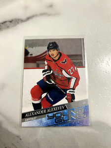 2020-2021 Upper Deck Hockey #203 Young Guns Alexander Alexeyev