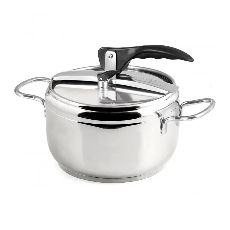 Pentola a Pressione Rapida Acciaio Inox - Risparmio Energetico 50%