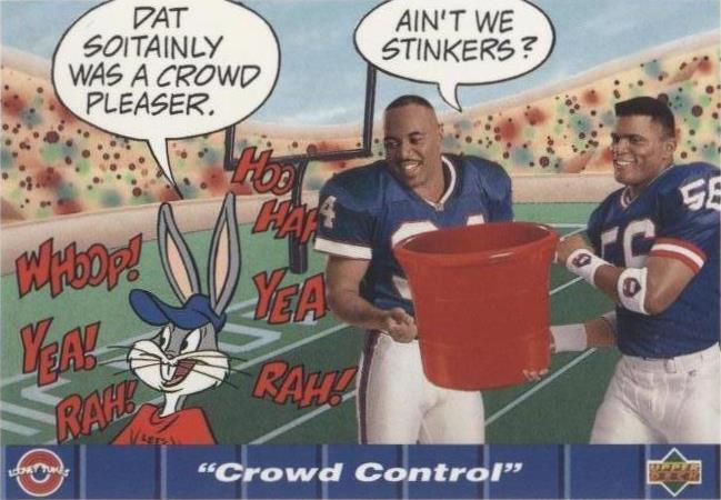 1992 Upper Deck Comic Ball IV - Lawrence Taylor Thurman Thomas