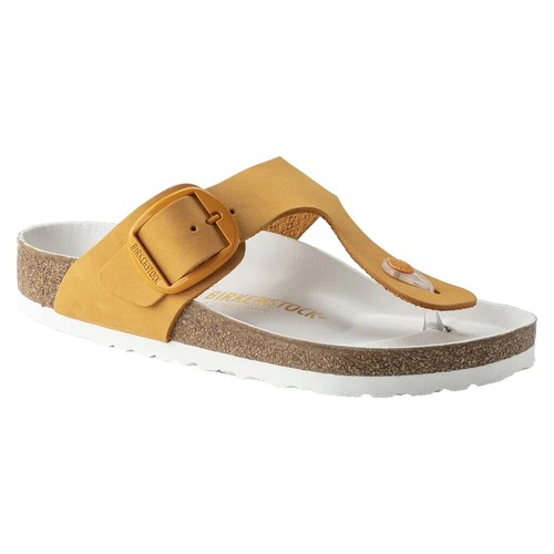 Birkenstock Medina Thong Sandals Mens US Size 9 Brown Black Buckle Strap Slip On Birkenstock Medina Thong Sandals Mens US 9 Brown Adjustable  main image 2