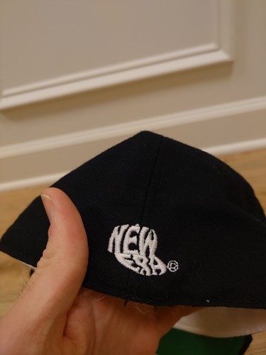 VINTAGE New Era Wool Blend Raiders Oakland Los Angeles NHL Hockey Hat Size 7 1/4 - 第 7/12 張圖片