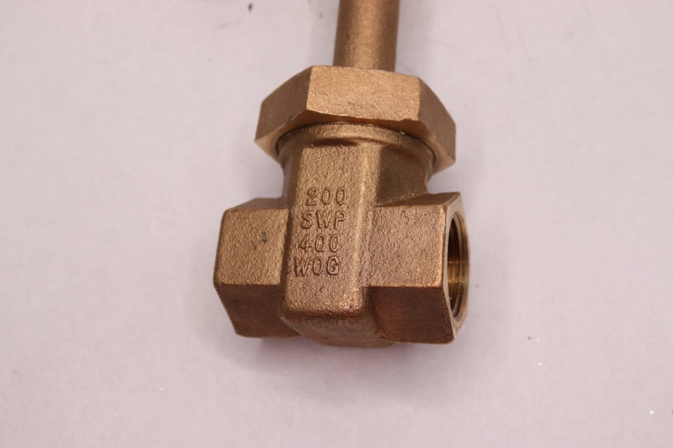Nibco Threaded Rising Stem Gate Bronze 200# NL1Z00A - Image 3 of 4