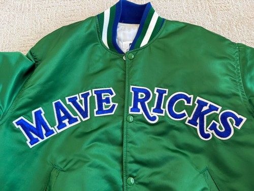 Vtg Starter Dallas Mavericks Satin Jacket Men’s Large 80s 90s - Picture 10 of 17
