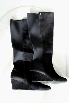 Antonio Melani NWOB black suede boots Size 8