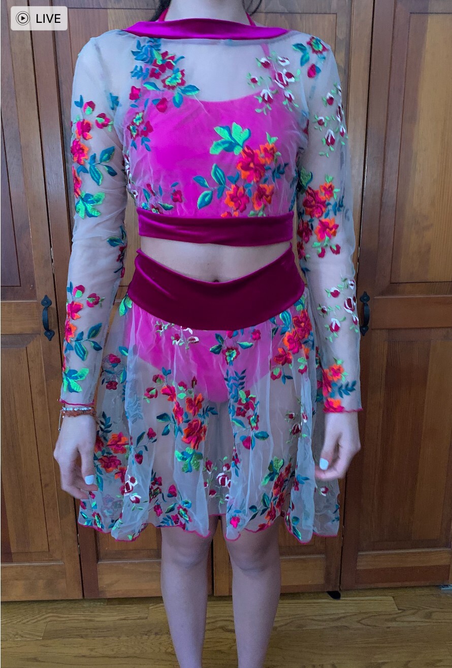 lyrical adult dance costume size large - image 1