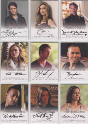 The Vampire Diaries Season 2 Autograph / Auto Card Selection | eBay