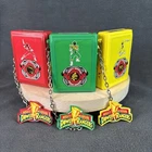 Vintage 1993 Mighty Morphin Power Rangers Green, Red & Yellow Beeper Set