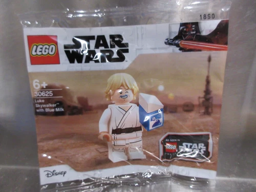 Lego Star Wars 30625 Luke Skywalker w/Blue Milk Rare New and Sealed Mini Figure