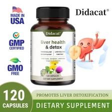 Liver Health Capsules,Supports Liver,Digestion & Immunity Health,Cleanse & Detox