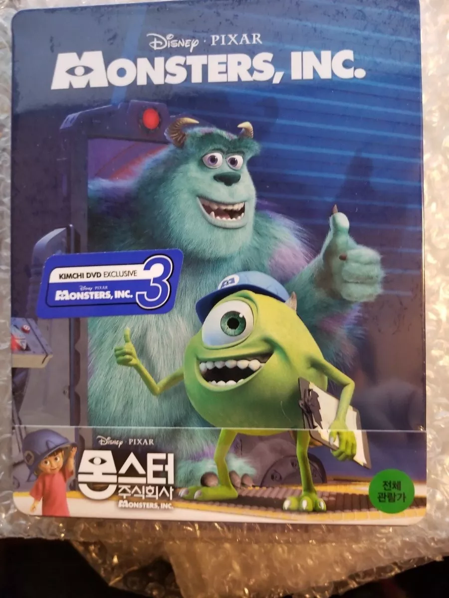 MONSTERS INC + MONSTERS UNIVERSITY 2 Blu-ray+ 2 DVD + BOTH W/ OOP SLIPCOVERS