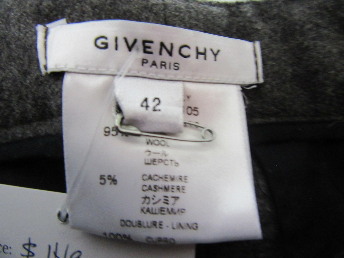 【関税&送料込】Givenchy Grey Wool Trousers Givenchy Tailored Wool Trousers | Grey | FARFETCH TH