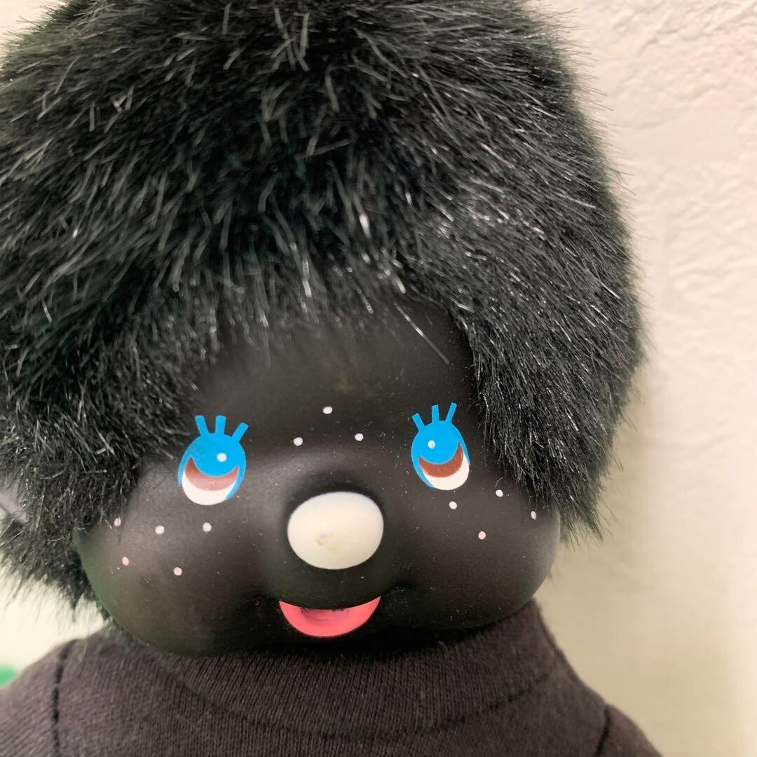 Monchhichi Bonchicchi FAMOUZ atmos Black Cute Rare | eBay