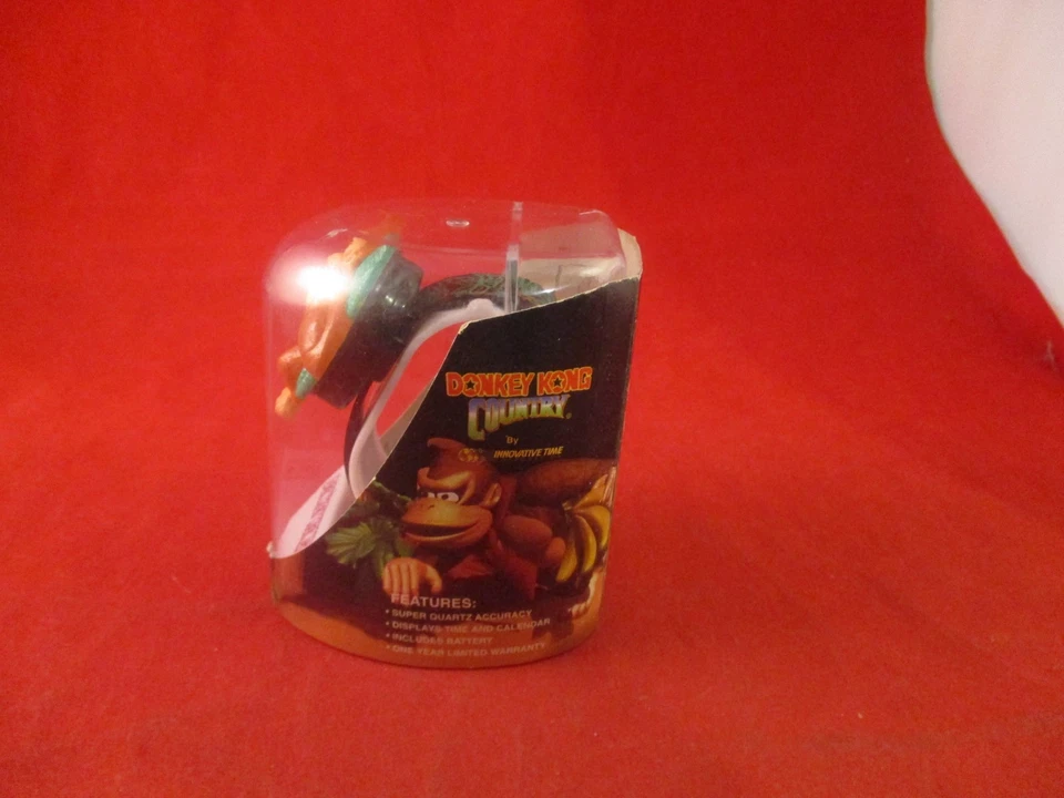 Reloj pulsera Donkey Kong Country Super Nintendo SNES 1995 para niños Foto 4 de 4