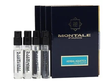 MONTALE PARIS HERBAL AQUATICA EDP 2.0ml .06oz x 4 COLOGNE PERFUME SPRAY SAMPLES