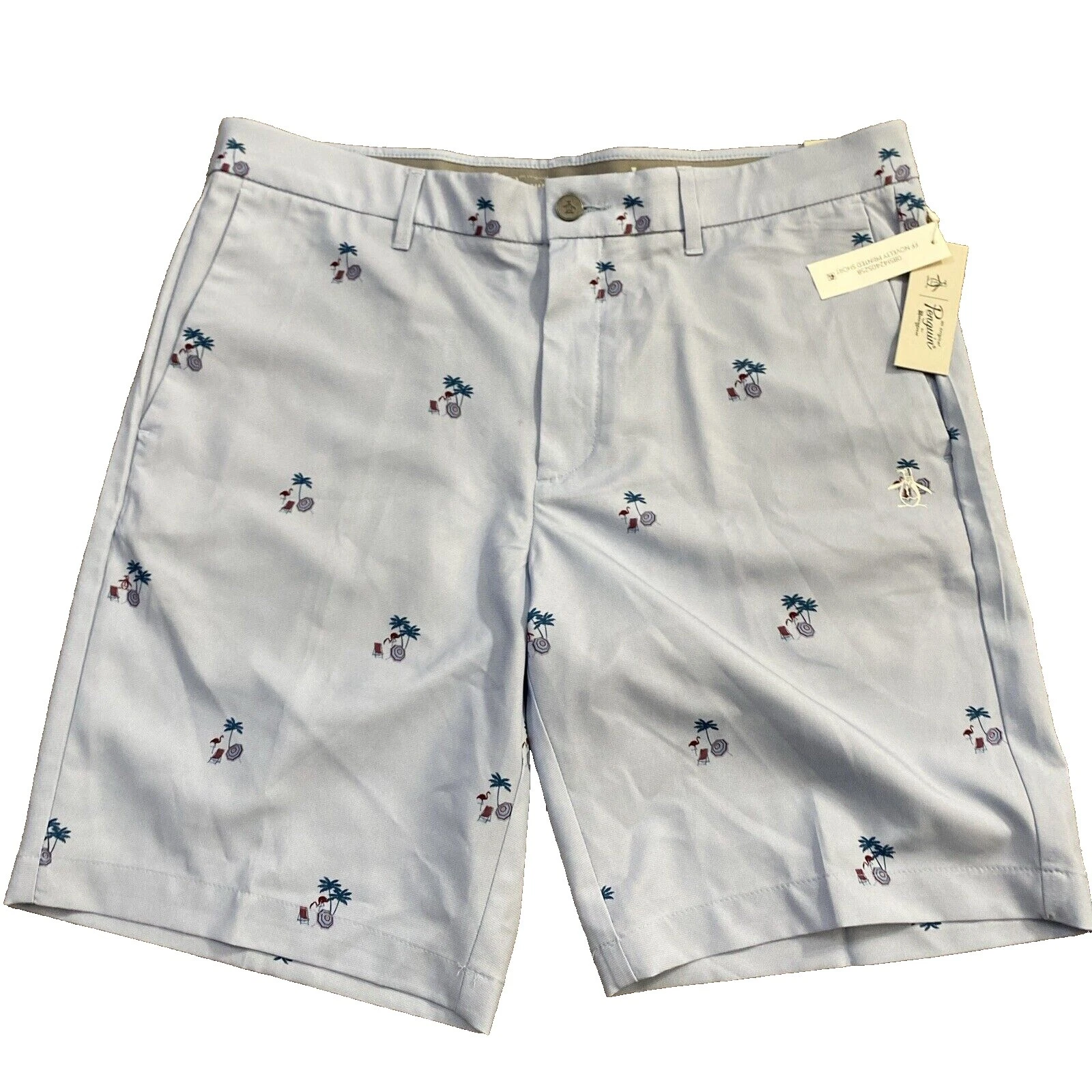 Pantalones cortos de poliéster Penguin para hombre