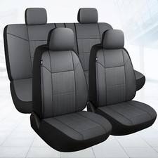 Juego Completo De Fundas Para Asientos De Coche De Piel Sint  tica