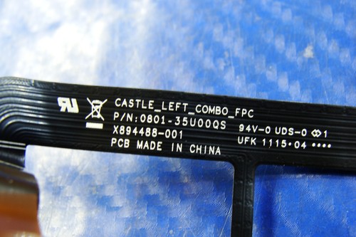 Microsoft Surface Pro 3 12" 1631 Power Button Audio Jack Cable 0801-35U00QS GLP* - Imagen 3 de 3