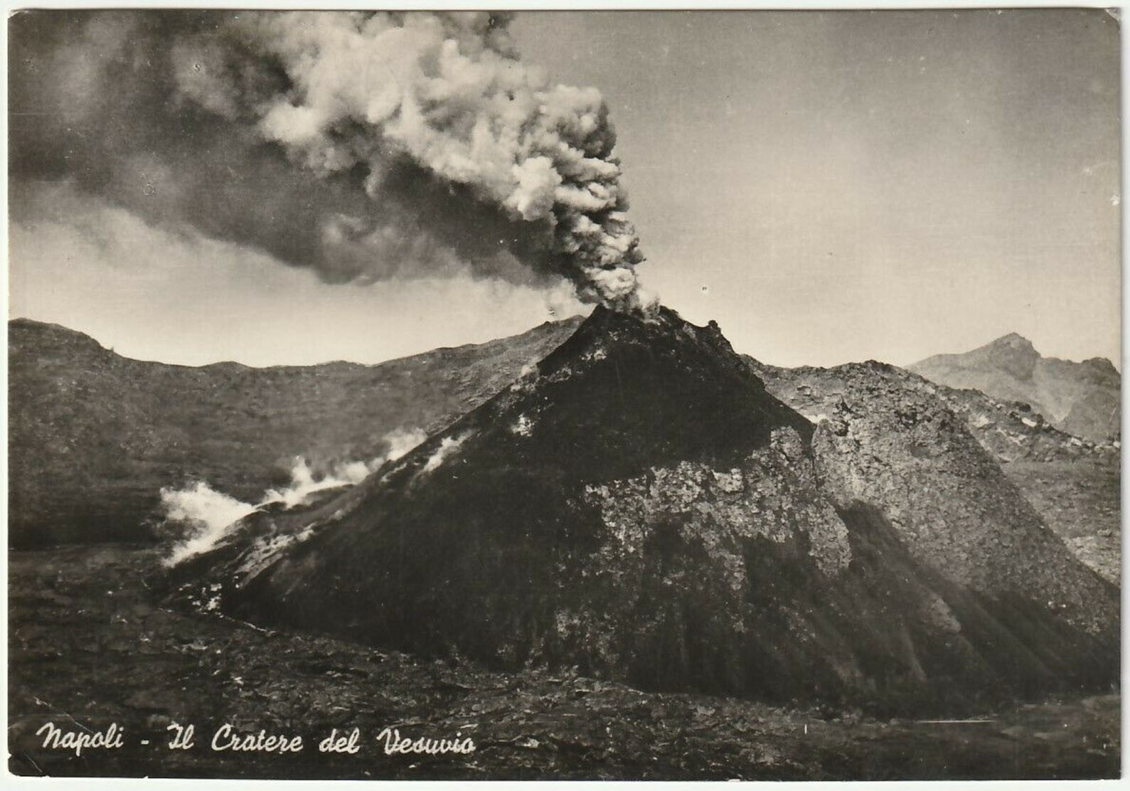 NAPOLI - IL CRATERE DEL VESUVIO - VIAGG. -40282-