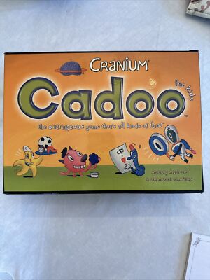 Cranium Cadoo For Kids Board Game Autism Educational Behavioral 2002 No Clay