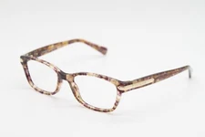 NEW COACH HC 6065 5287 CONFETTI LIGHT BROWN AUTHENTIC EYEGLASSES 51-17