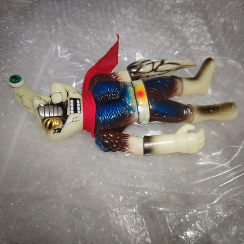 Real Head Ubios Chaos Man Sofubi Soft Vinyl Figure Toy Japan Rare - Picture 9 of 14