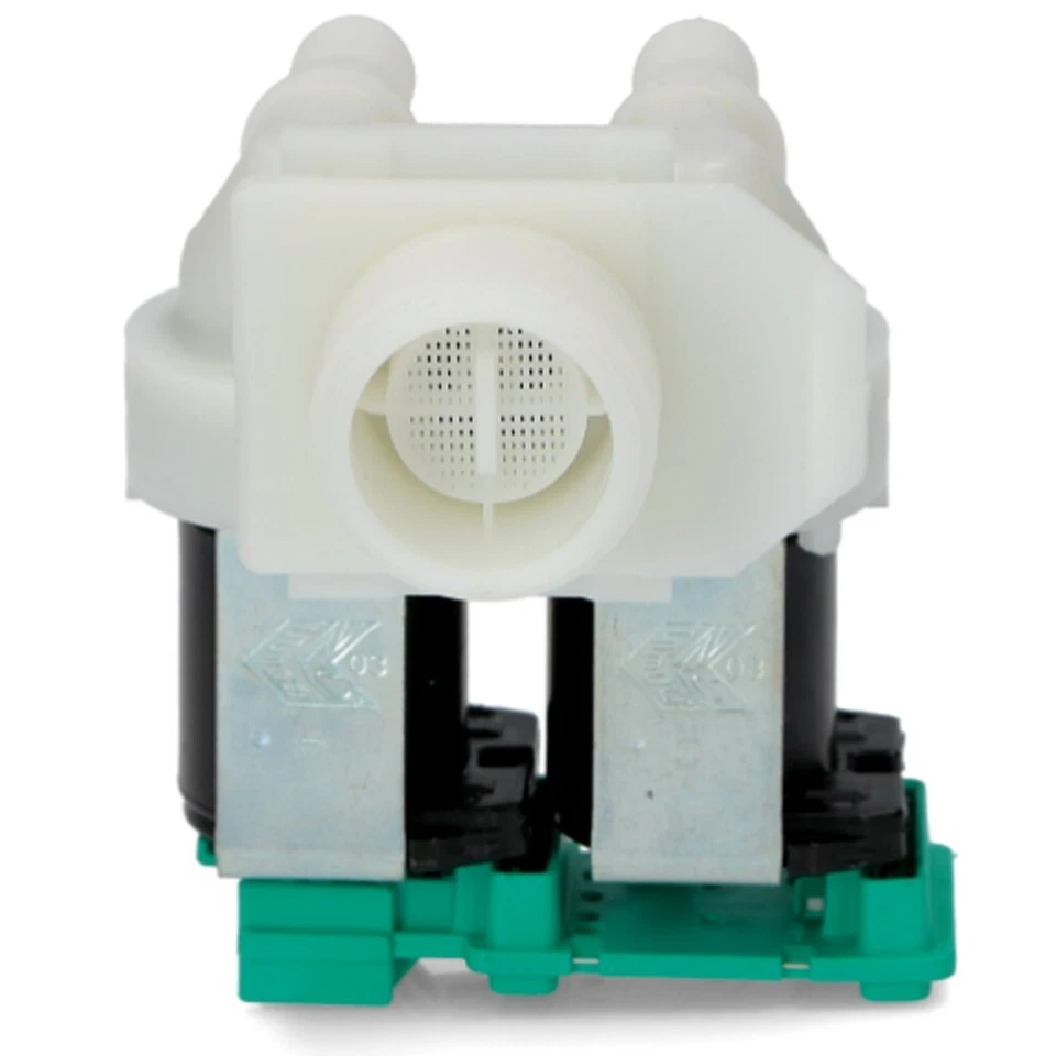 ELETTROVALVOLA CARICO ACQUA DOPPIA LAVATRICE BOSCH 180GRADI CON SCHEDA ELETTRONI - Immagine 4 di 4