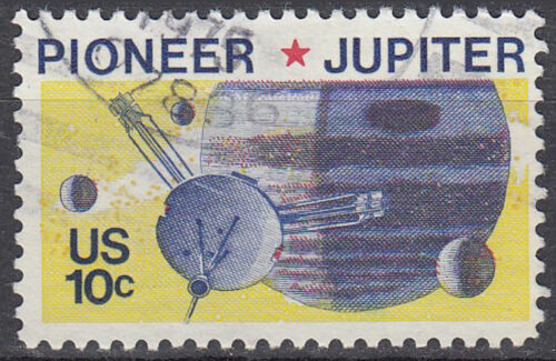 USA Stamped Space Travel NASA Space Probe Pioneer Planet Jupiter / 9519 - Picture 1 of 1