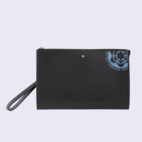 785$ Montblanc Meisterstuck Soft Grain Wallet Clutch 127320 Card Leather Bag - Picture 1 of 12