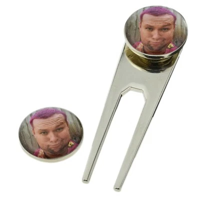 CADOGAN GIFTS Personalisierte Foto Golfplatz Markierung Reparatur und Ball Marker Set in Box XNX006