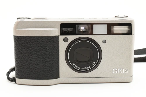 [Exc+5] LCD Works Ricoh GR1s Silver Point & Shoot 35mm Film Camera From JAPAN