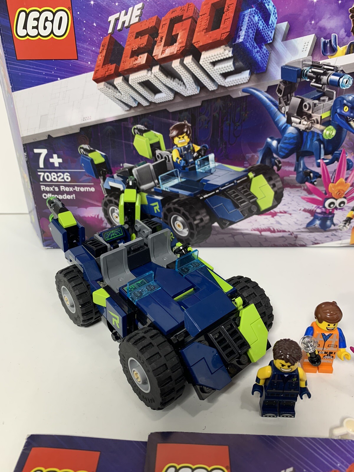Lego 70826 The LEGO Movie 2 Rex's Rex-treme Offroader Velociraptor ...