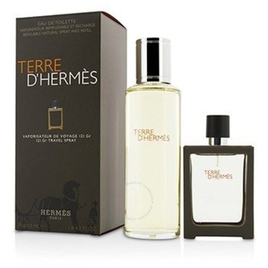 Terre D'Hermes Hermes set Refillable 1 oz + Refill EDT 4.2 oz | eBay