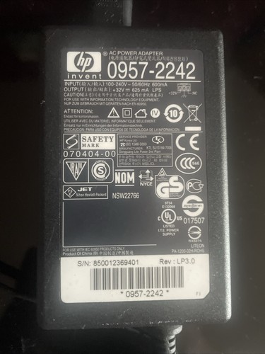 HP 0957-2242 Druckernetzteil AC UK-Stecker